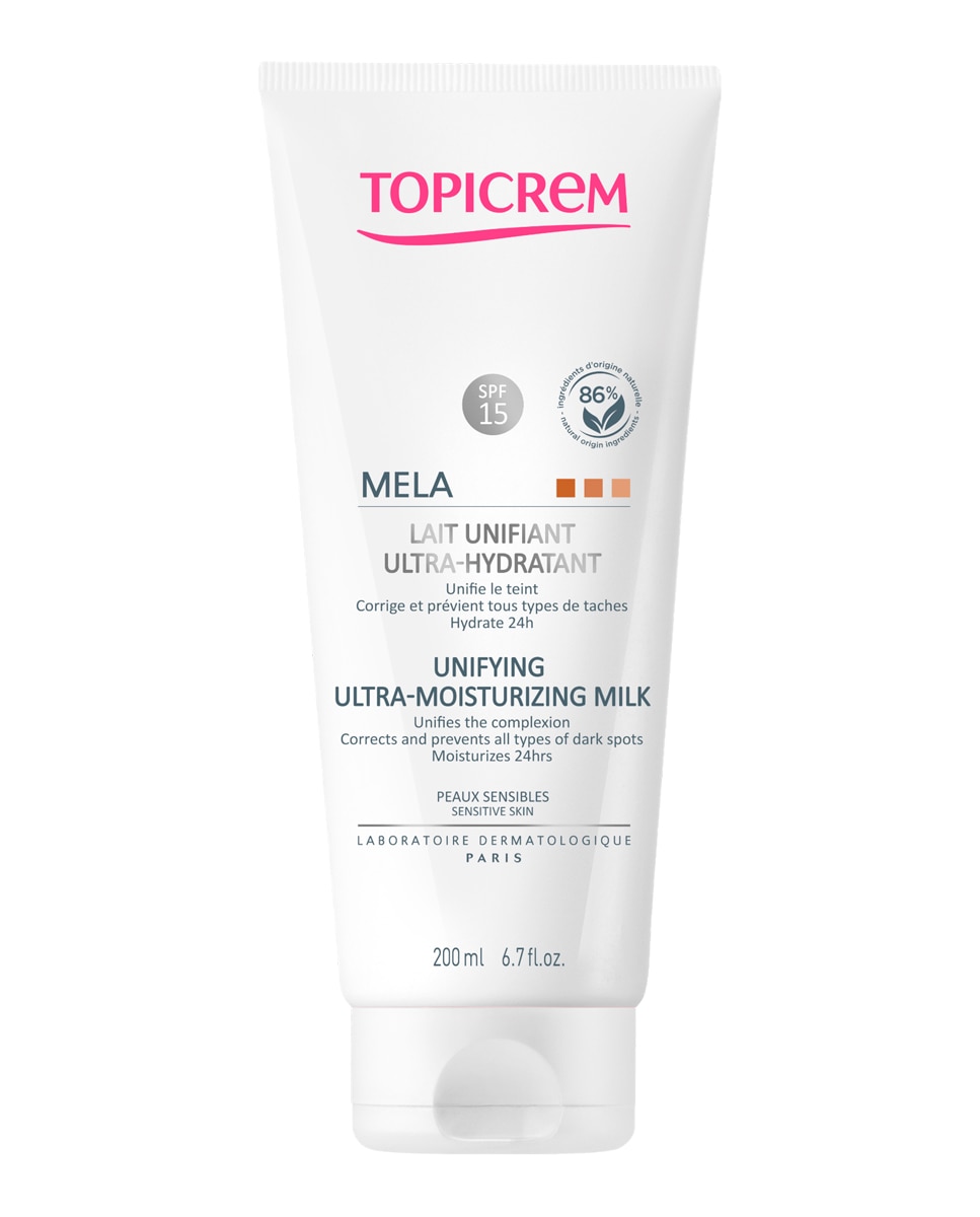 Imagen 1 de Leche Unificadora Ultra-Hidratante Corporal SPF15 Mela 200 ml Topicrem