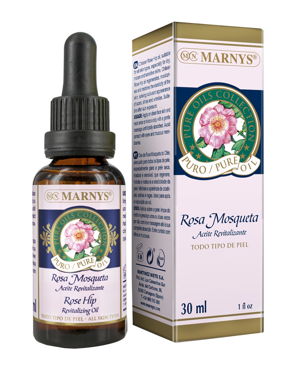 Aceite Revitalizante de Rosa Mosqueta 30 ml Marnys - 30 ml 2