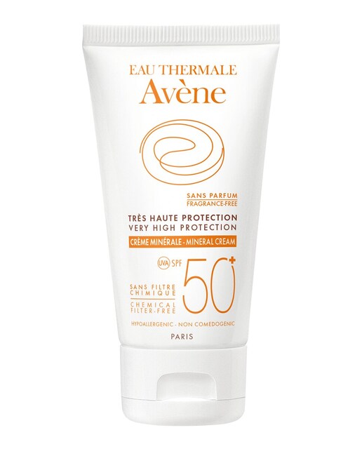 Crema Protección Solar Pantalla Física 50+ 50 ml Avène