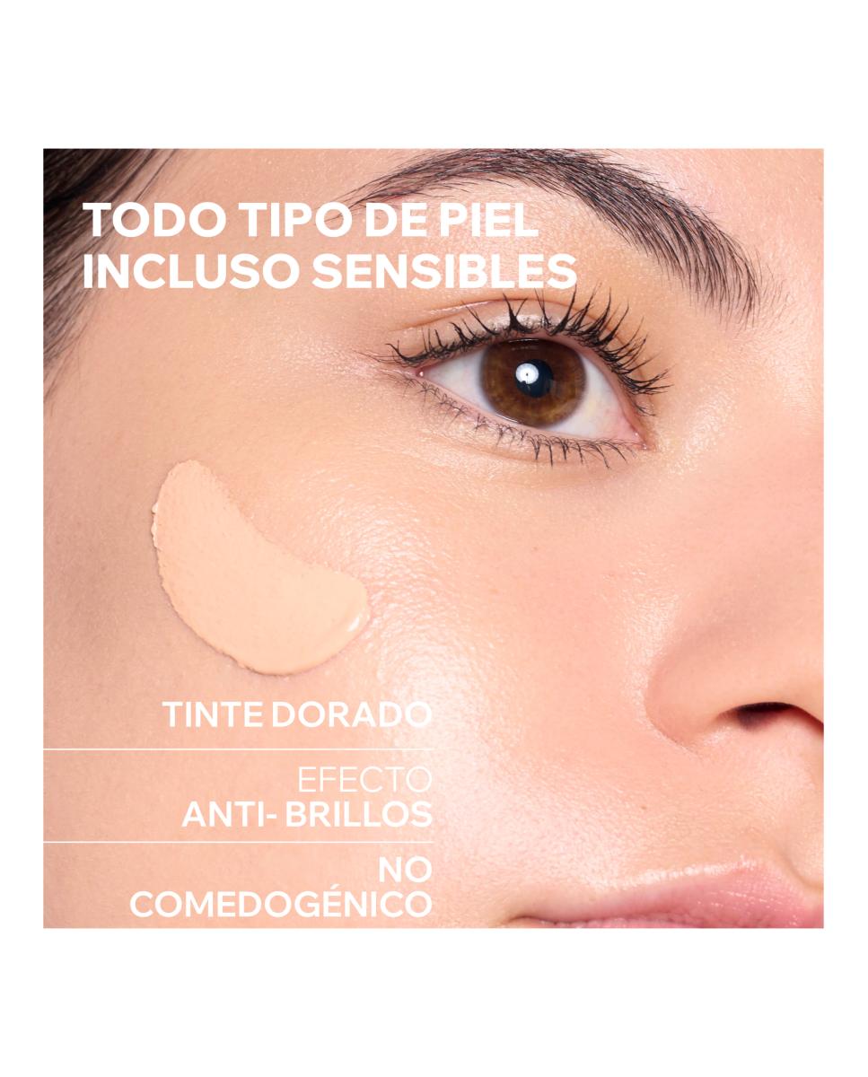 Protector Solar Facial Con Color Ultra Ligero Dorado Bariésun Spf50+ Uriage - 50 ml 3