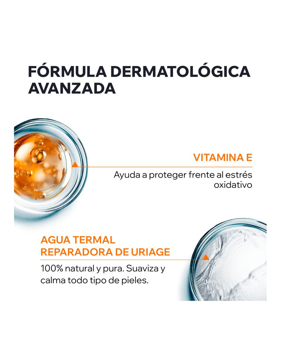 Protector Solar Facial Con Color Ultra Ligero Dorado Bariésun Spf50+ Uriage - 50 ml 4