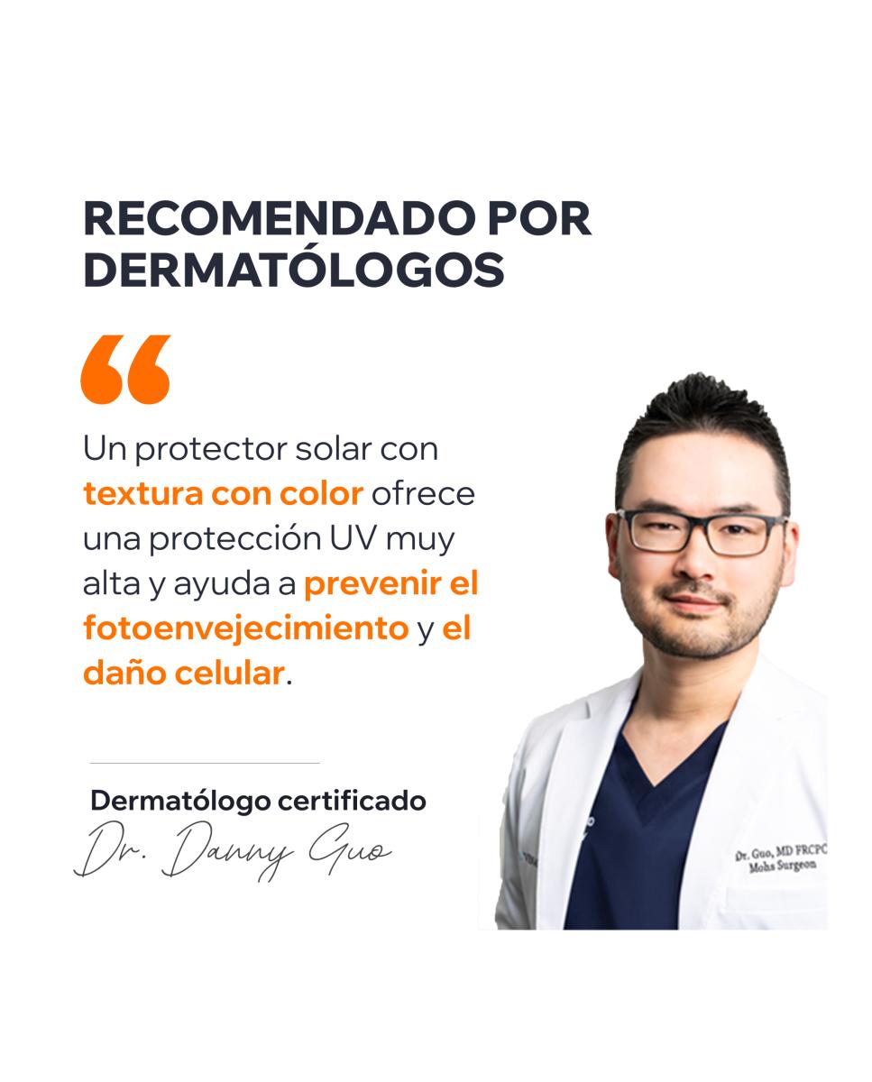 Protector Solar Facial Con Color Ultra Ligero Dorado Bariésun Spf50+ Uriage - 50 ml 7