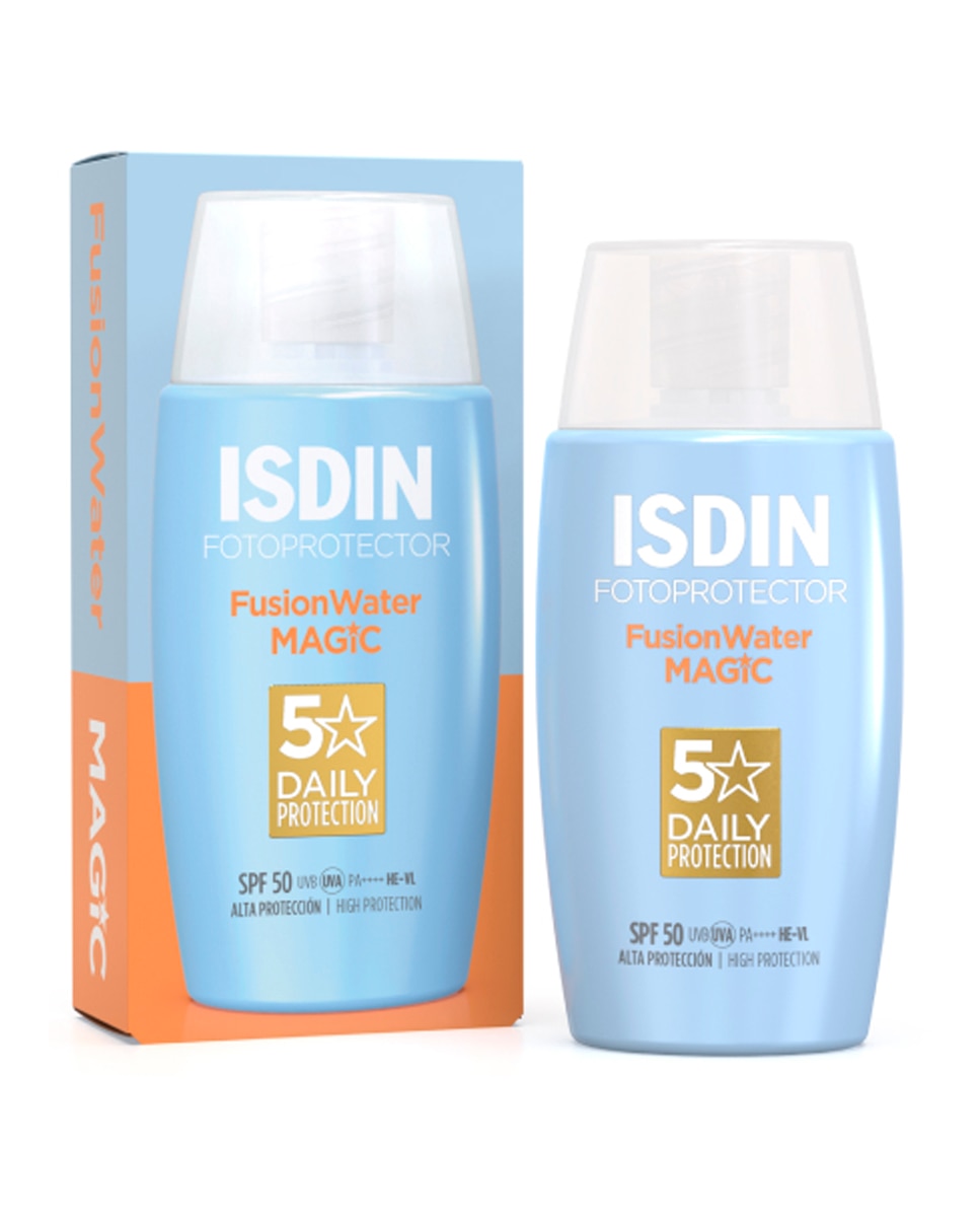 Imagen 2 de Fotoprotector facial Isdin Fusion Water Magic SPF50 50 ml Isdin - 50 ml