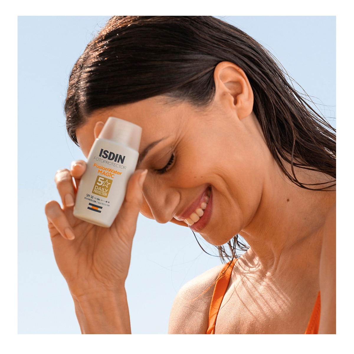 Imagen 4 de Fotoprotector facial Isdin Fusion Water Magic SPF50 50 ml Isdin - 50 ml