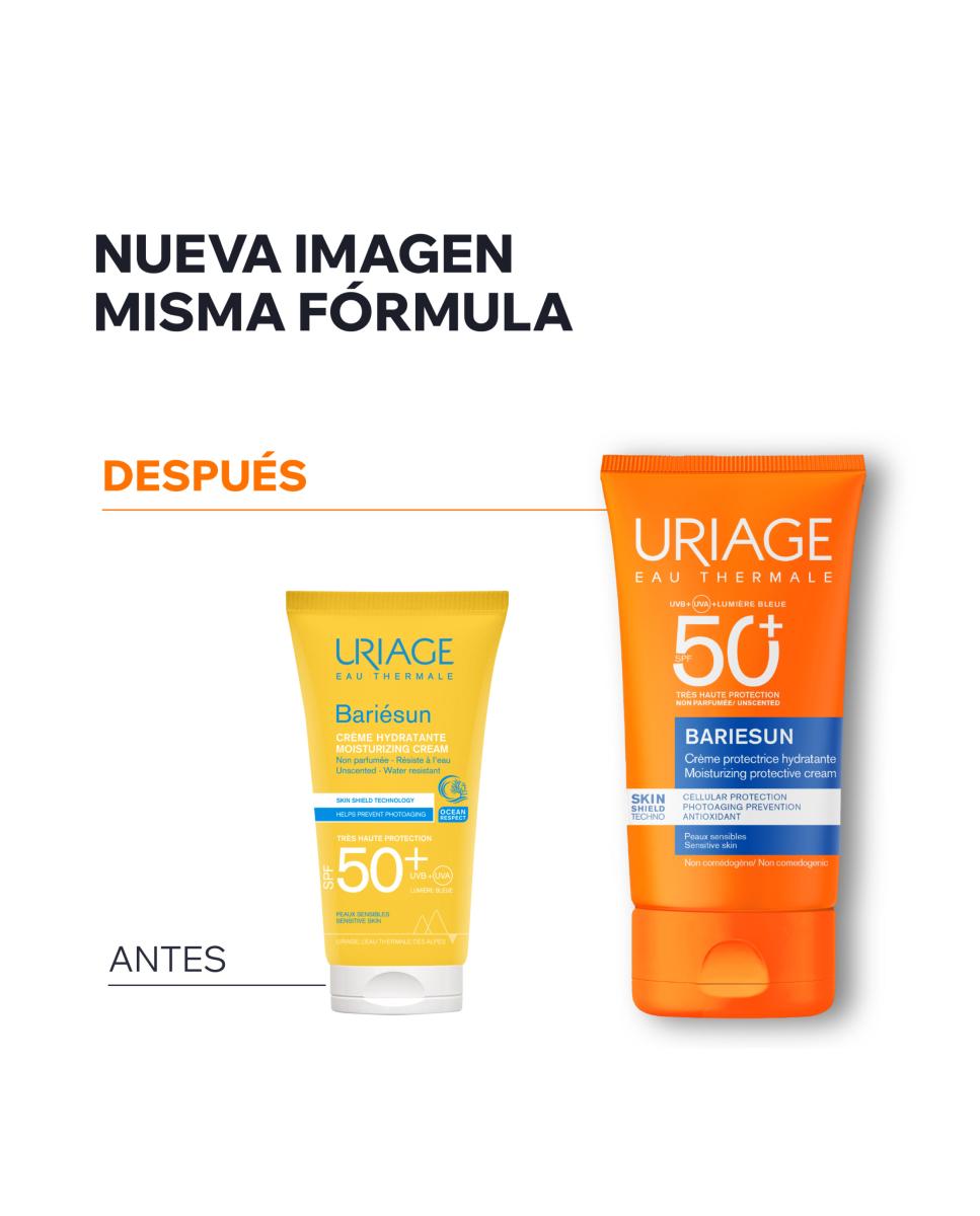Crema Solar Hidratante Sin Perfume Bariésun Spf 50+ Uriage - 50 ml 8