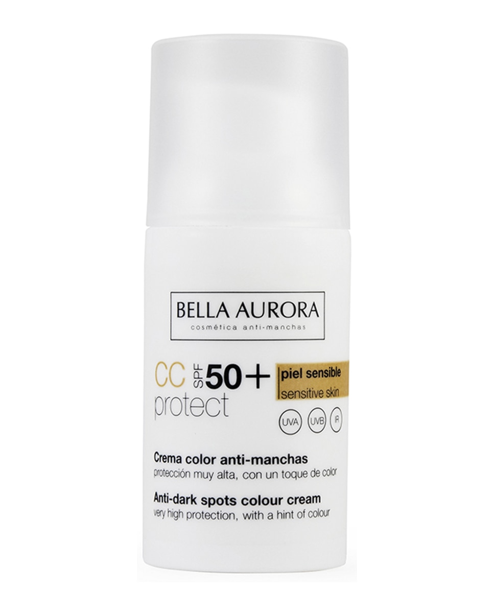 Crema Color SPF50+ Anti-Manchas Piel Sensible Bella Aurora - 30 ml 1