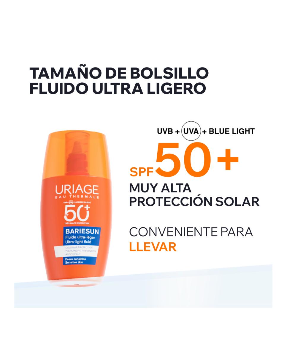 Fluido Ultra-Ligero Bariésun Spf 50+ Uriage - 30 ml 2
