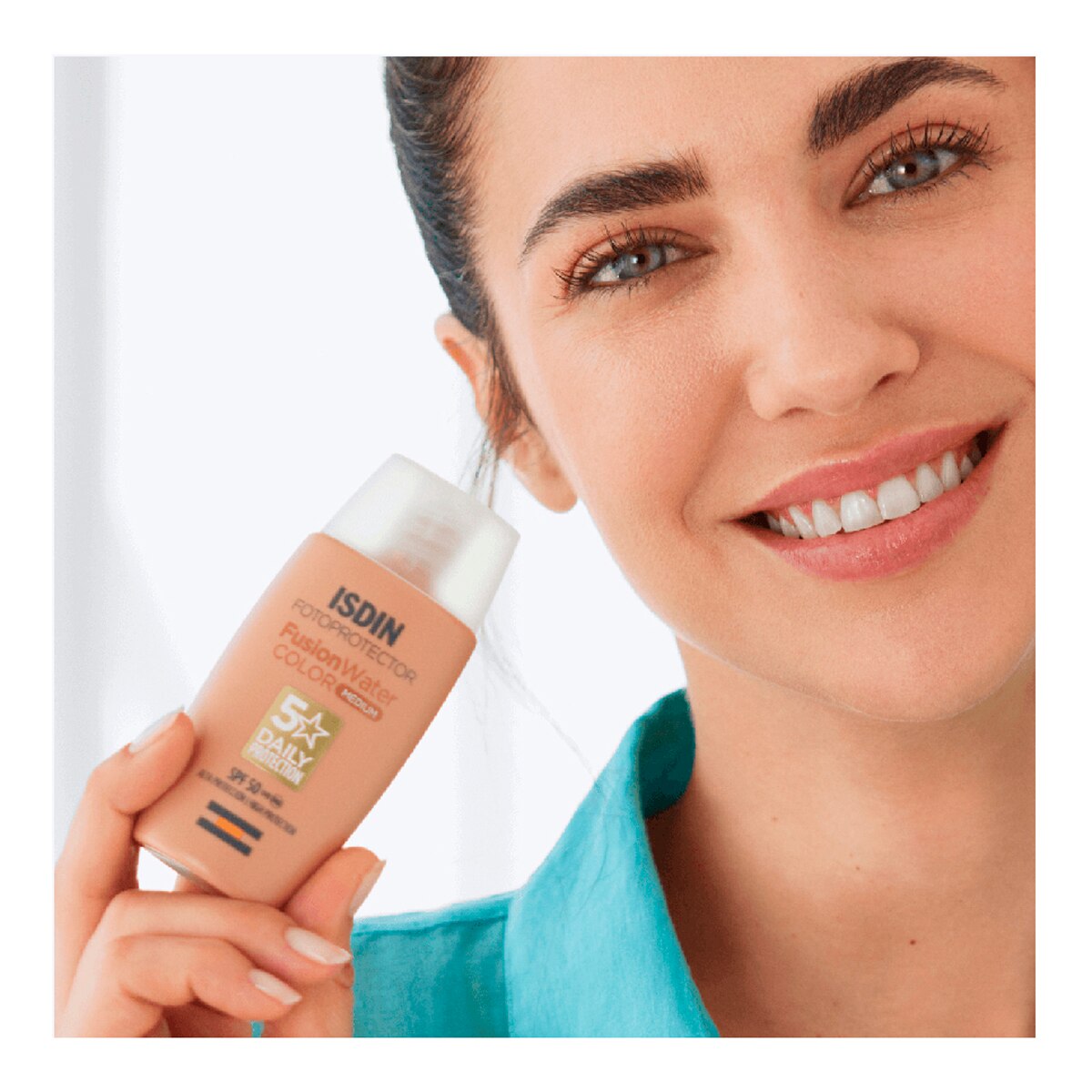 Fotoprotector Isdin Fusion Water Color SPF50 Bronze 50 ml Isdin - Medium 50 ml Medium-5