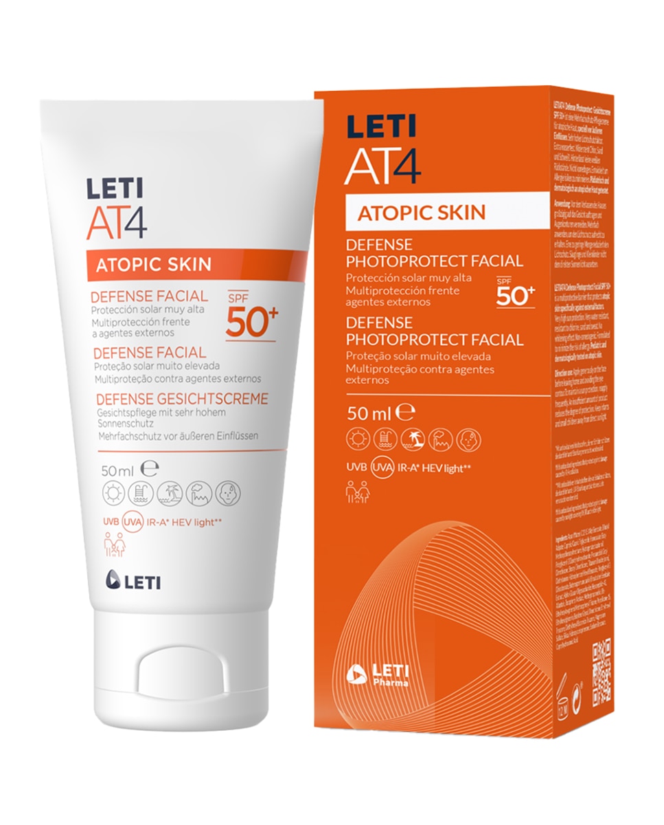 Crema solar rostro Defense Facial SPF50 50 ml LetiAT4 - 50 ml 2