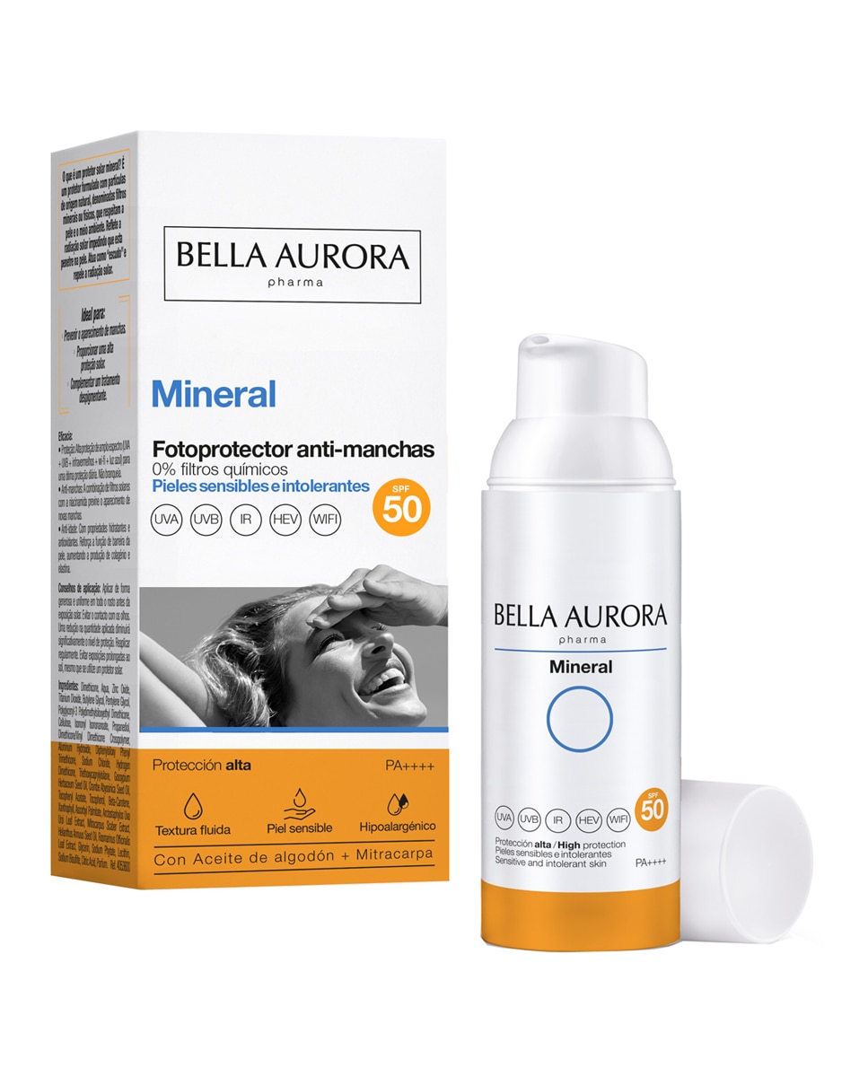 Fotoprotector Mineral SPF50, 50 ml Bella Aurora - 50 ml 2