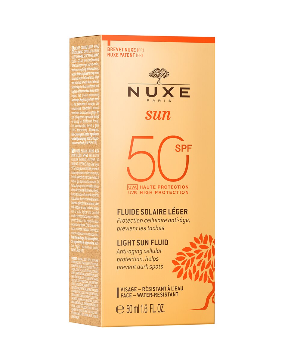 Fluido ligero rostro SPF50, Nuxe - 50 ml 4