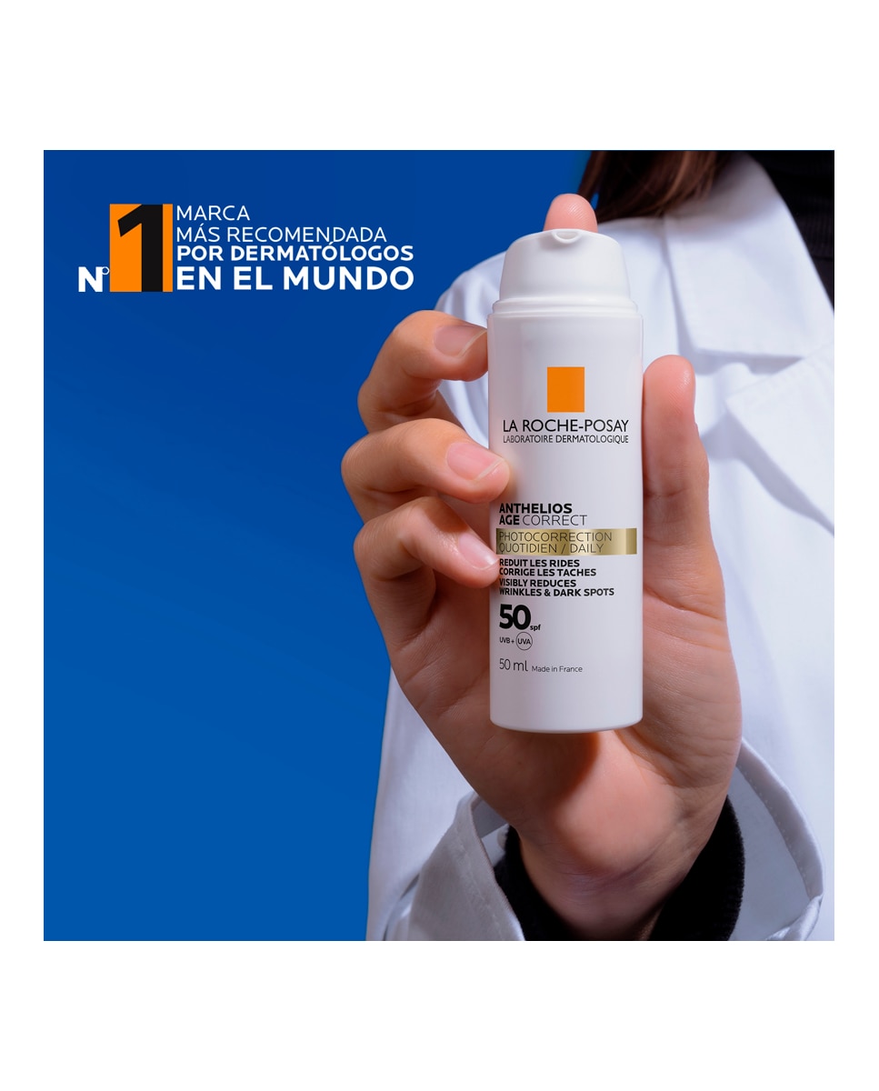 Gel-Crema Fotocorrección Con Ácido Hialurónico, Niacinamida y Phe-Resorcinol Anthelios Age Correct spf50 La Roche Posay - 50 ml 4