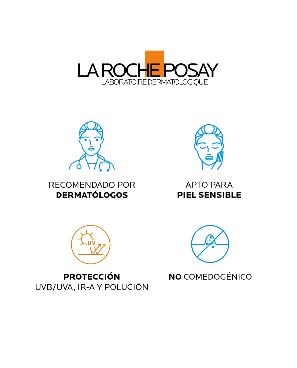 Gel-Crema Fotocorrección con Color Anthelios Age Correct spf50 La Roche Posay - 50 ml 5