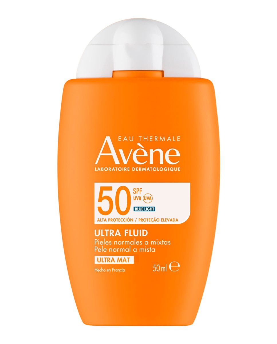 Crema solar facial Avène Solar Ultra Mat SPF50+, 50 ml Avène - 50 ml 1