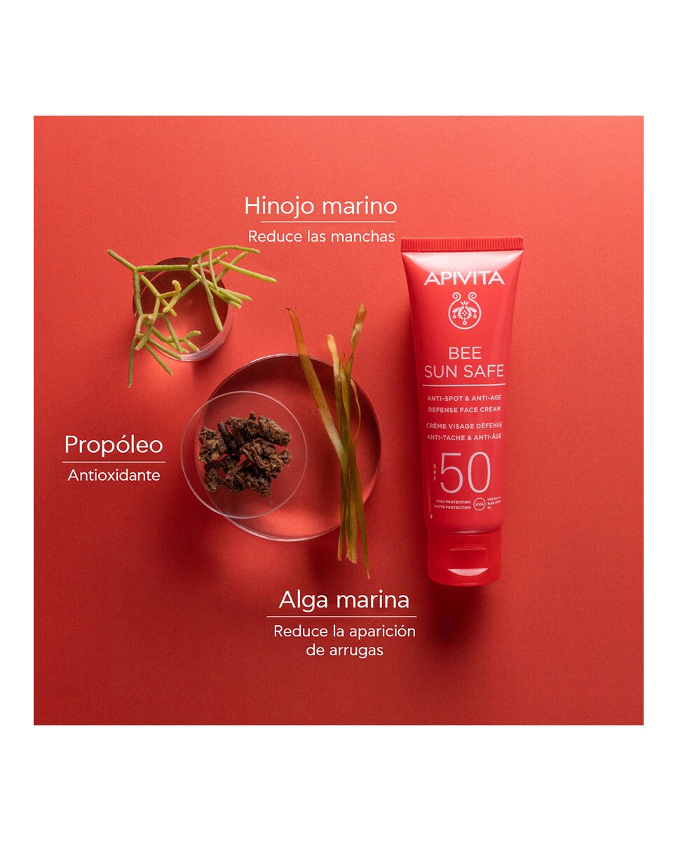 Crema Antiedad & Antimanchas SPF50 + Apivita - 50 ml 3