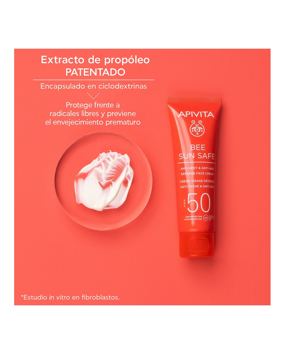 Crema Antiedad & Antimanchas SPF50 + Apivita - 50 ml 6