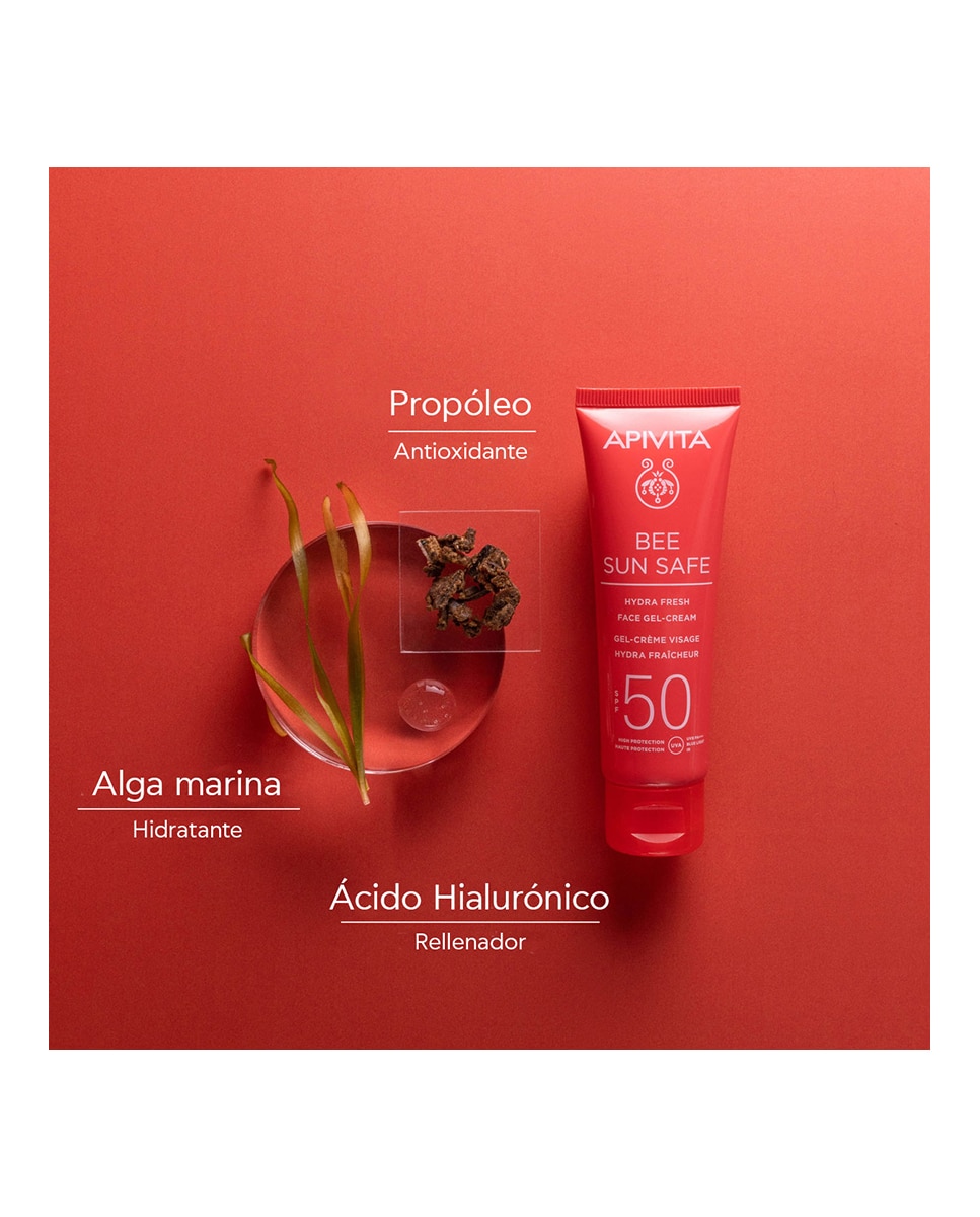 Gel-Crema Hydra Fresh SPF50 Apivita - 50 ml 3