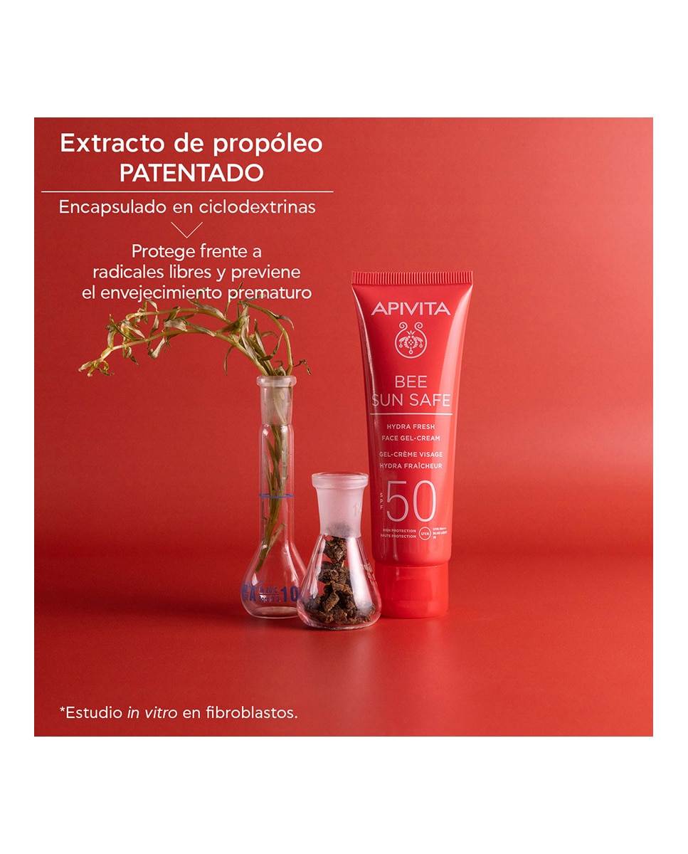 Gel-Crema Hydra Fresh SPF50 Apivita - 50 ml 6