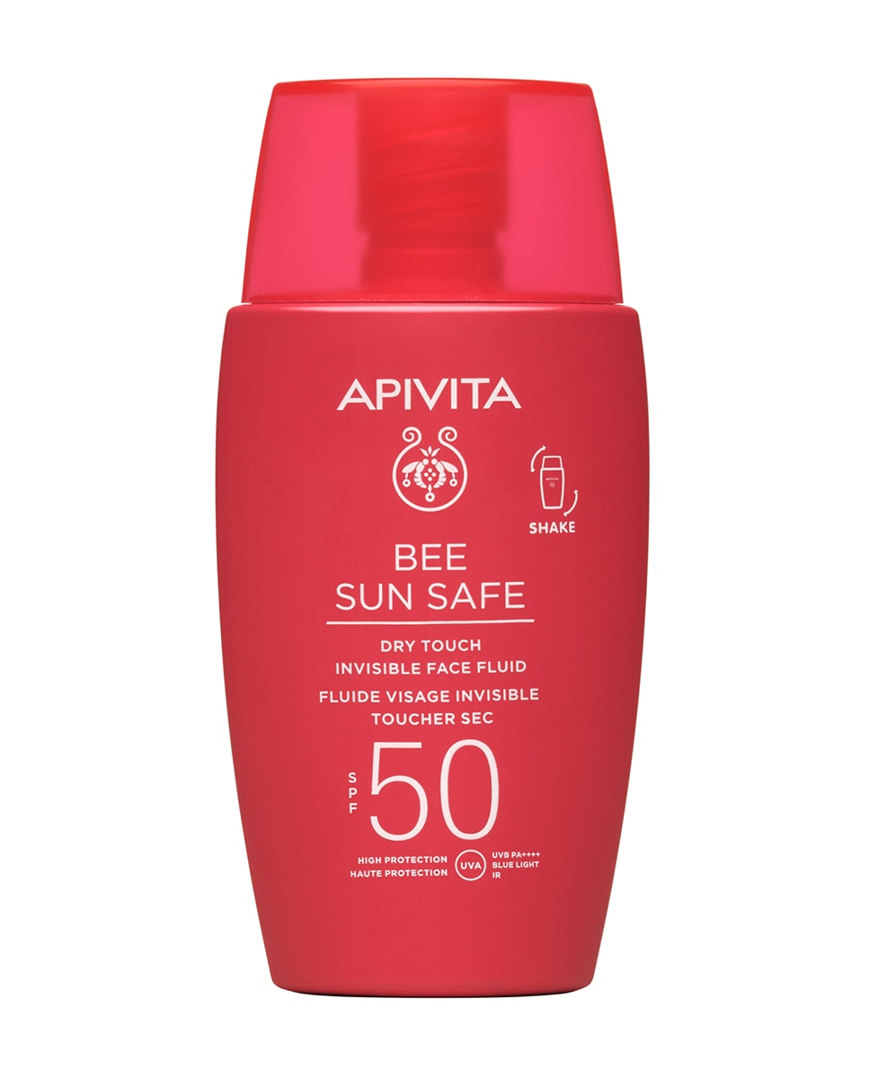 Fluido Facial Invisible Toque Seco SPF50 50 ml Apivita 1