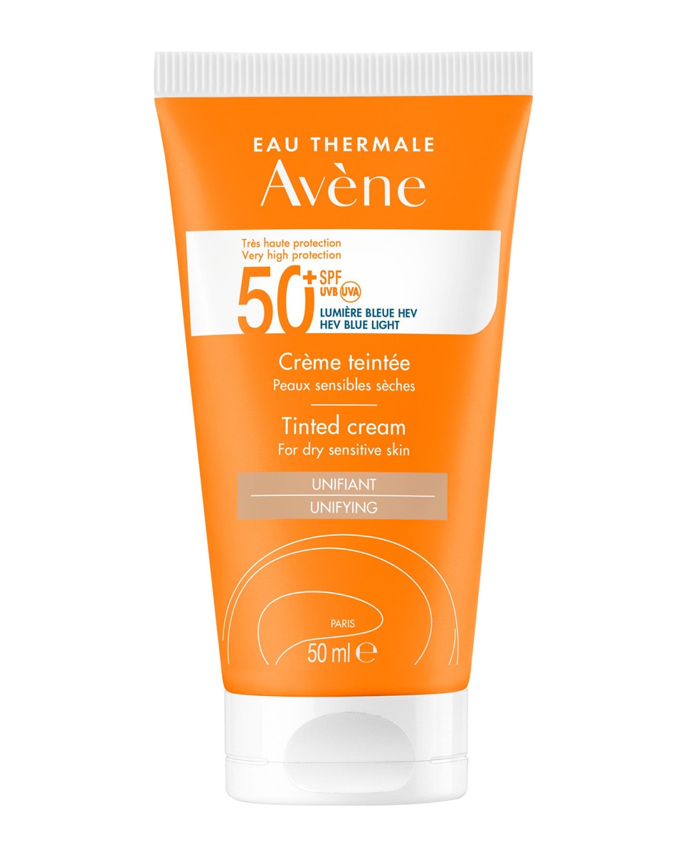 Avène - Crema Solar con color SPF50+ 50 ml Eau Thermale Avène.