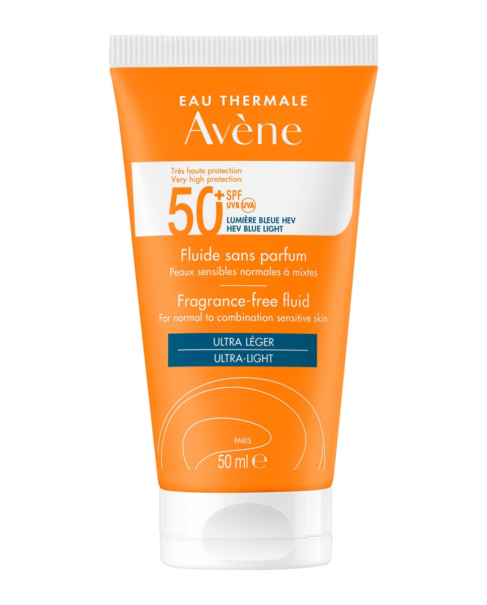 Imagen 0 de Fluido Solar sin perfume SPF50+ 50 ml Eau Thermale Avène