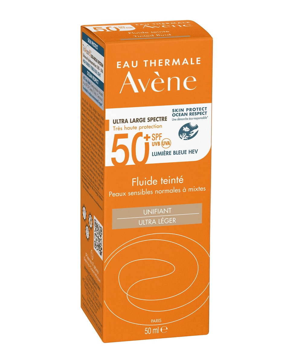 Fluido Solar con color SPF50+ Eau Thermale Avène - 50 ml 2