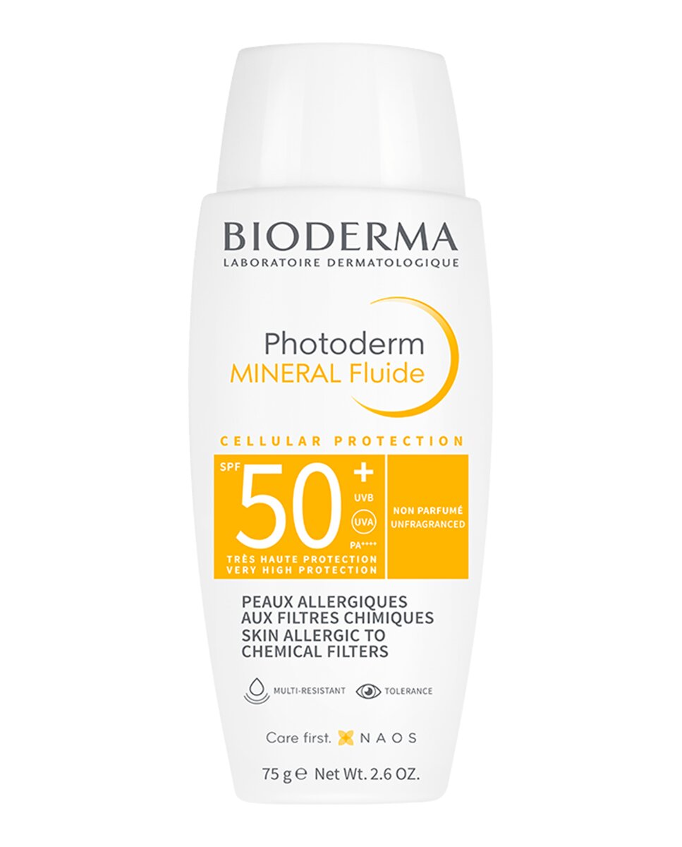 Bioderma - Protección solar Photoderm Mineral Fluide SPF 50+ Bioderma.