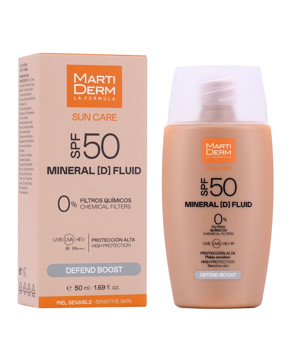Crema Protector solar facial SPF50 MineralD 50 ml MartiDerm - 50 ml 2