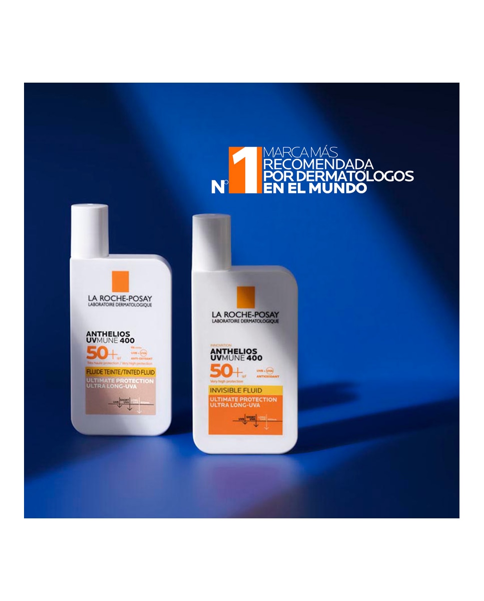 Anthelios Uv-Mune 400 Protector Solar Fluido Invisible Spf50+ Con Mexoryl 400 La Roche Posay - 50 ml 6
