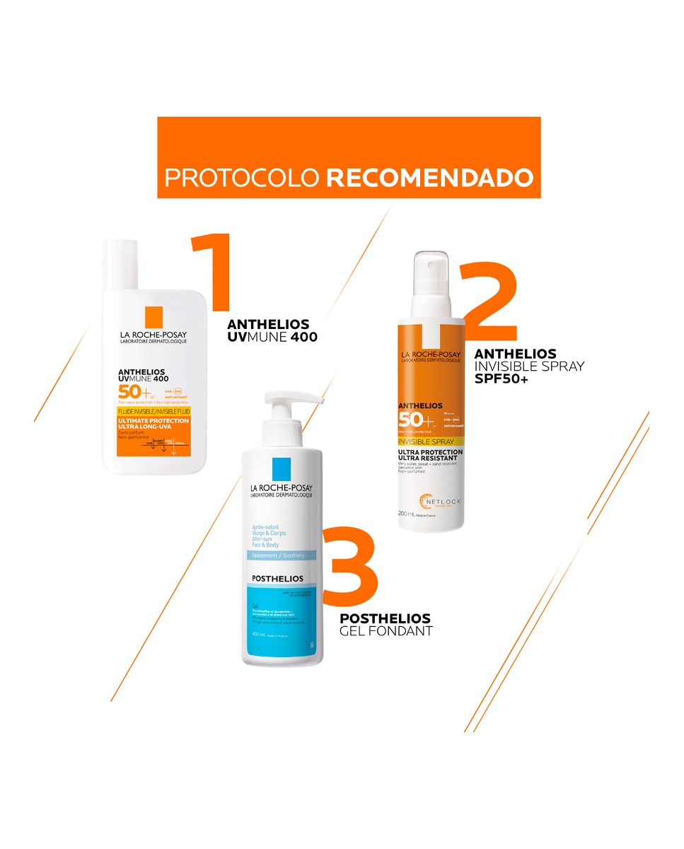 Anthelios Uv-Mune 400 Protector Solar Fluido Invisible Spf50+ Con Mexoryl 400 La Roche Posay - 50 ml 7