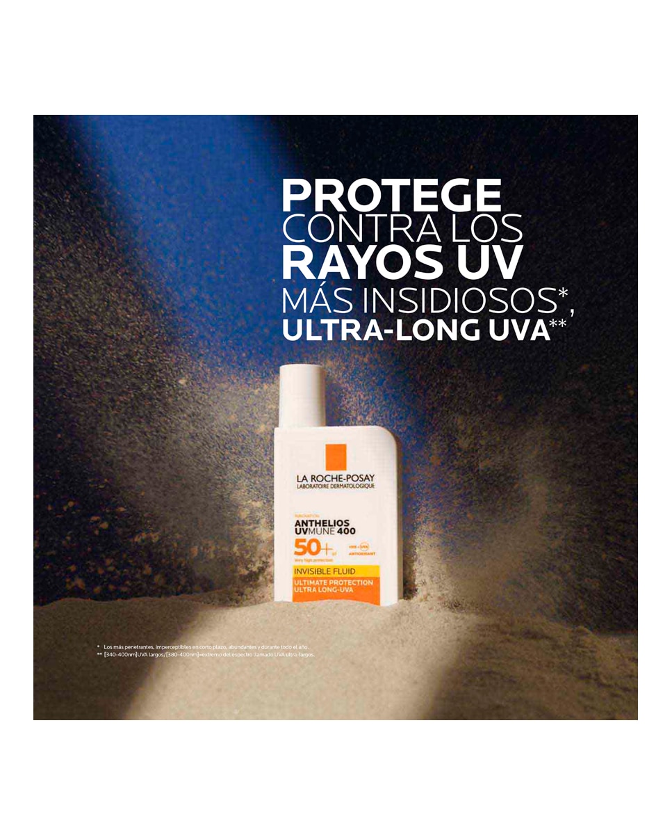 Anthelios Uv-Mune 400 Protector Solar Fluido Invisible Spf50+ Con Mexoryl 400 La Roche Posay - 50 ml 8