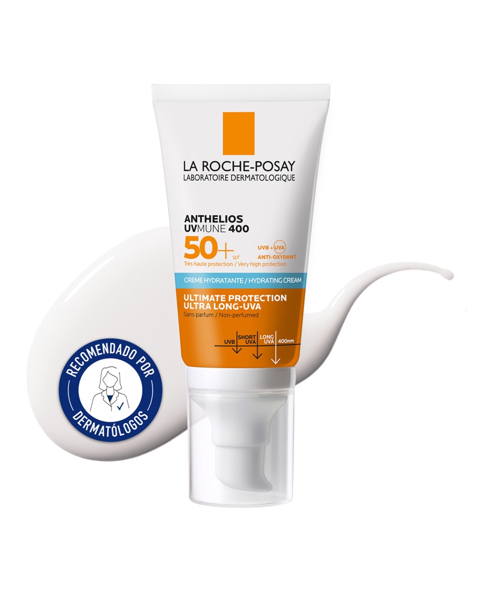 Protector solar Crema Hidratante SPF50+ Anthelios UV-MUNE 400 50 ml La Roche Posay - 50 ml 2