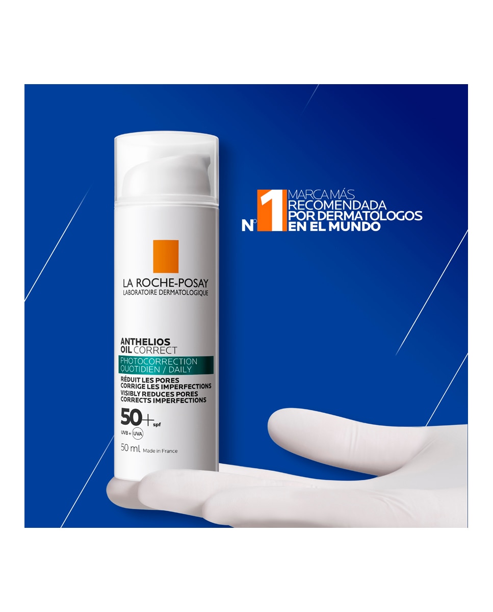 Gel-Crema Fotocorrección Anthelios Oil Correct SPF50+ La Roche Posay - 50 ml 6