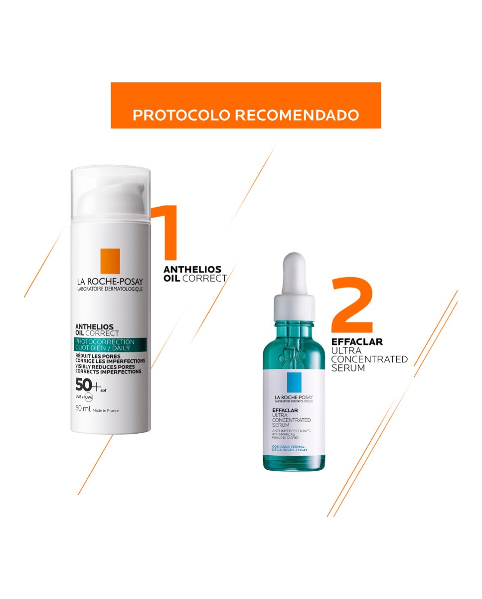 Gel-Crema Fotocorrección Anthelios Oil Correct SPF50+ La Roche Posay - 50 ml 7