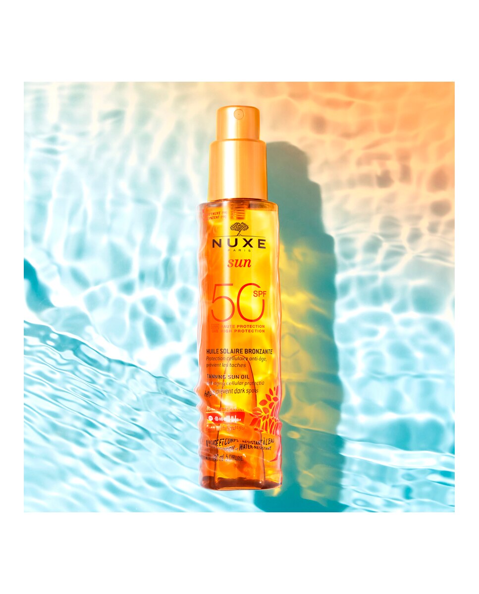 Aceite Bronceador para Rostro y Cuerpo Alta Protección SPF50 Nuxe Sun - 150 ml 3