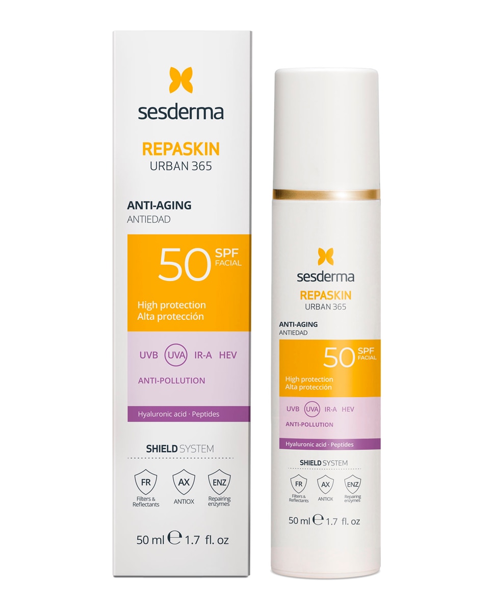 Protetor solar facial Repaskinurban 365 Antiedad SPF50 Sesderma - 50 ml 2