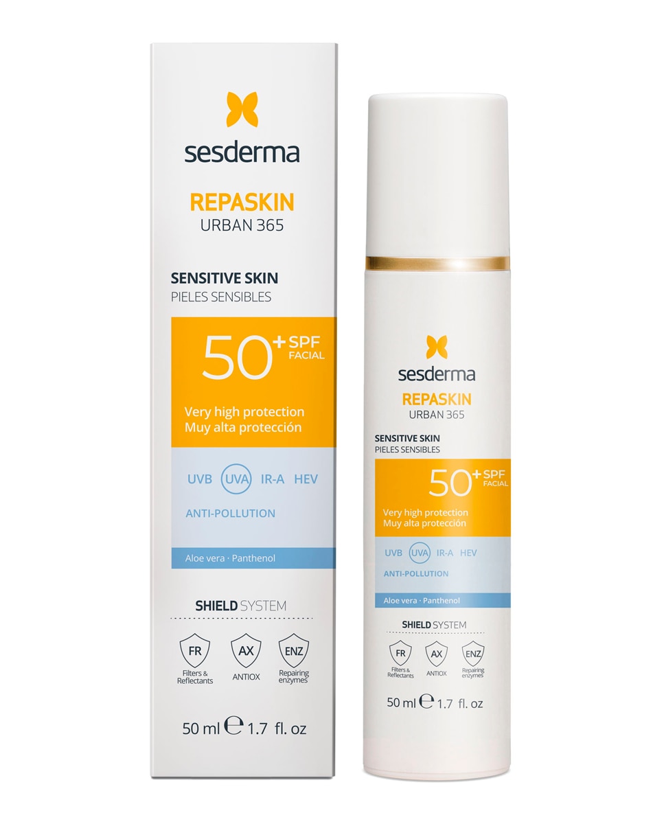 Protetor solar facial Repaskin Urban 365 Pielsensible SPF50+ Sesderma - 50 ml 2