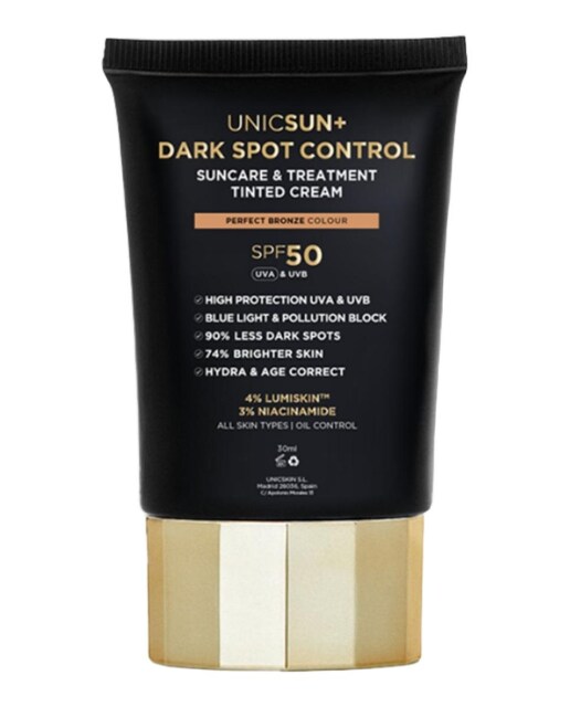 Unicsun Dark Spot Control Tinted Cream (Perfect Bronze) Cc Cream Con Spf50 30 Ml
