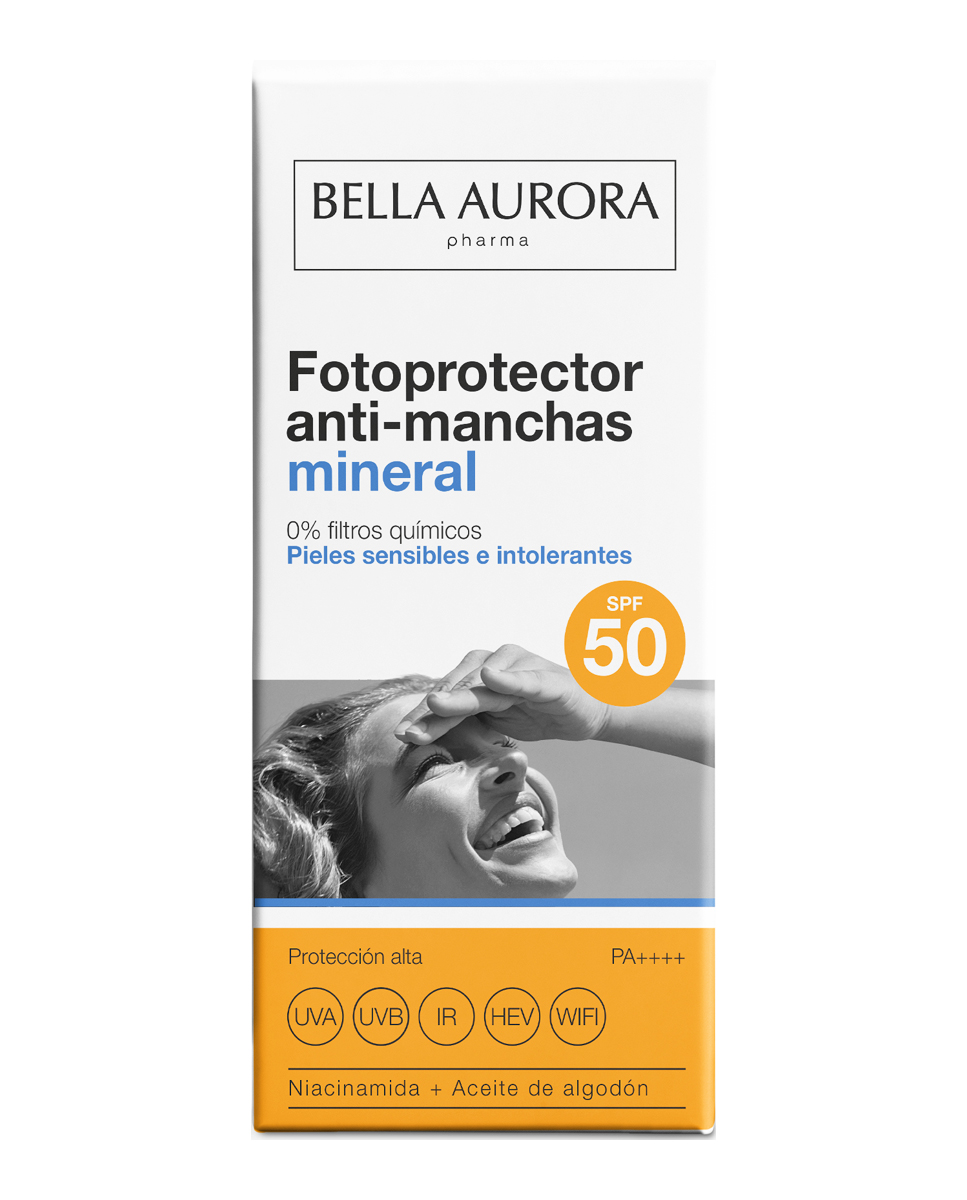 Fotoprotector mineral anti-manchas Bella Aurora 1