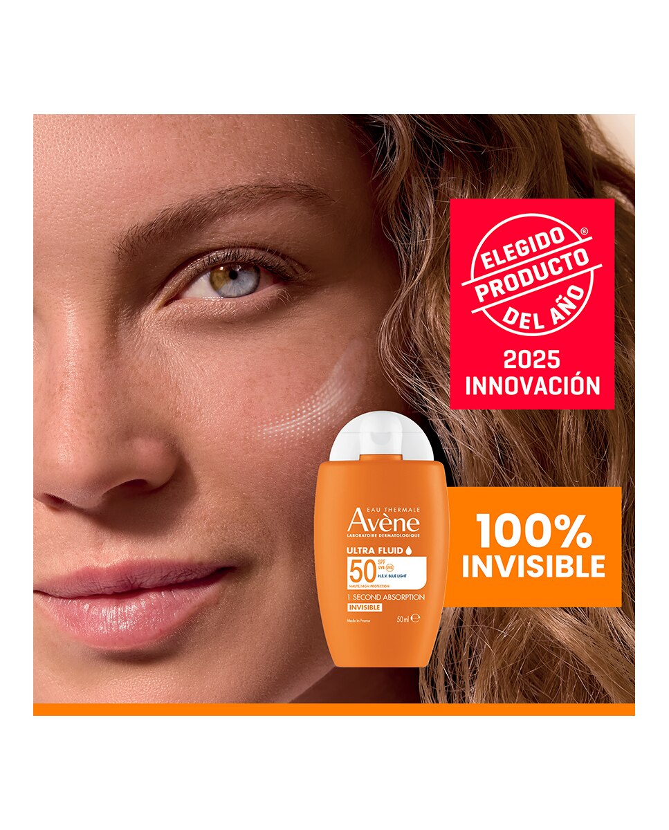 Protección Ultra Fluid Invisible Spf 50 Eau Thermale Avène - 50 ml 3