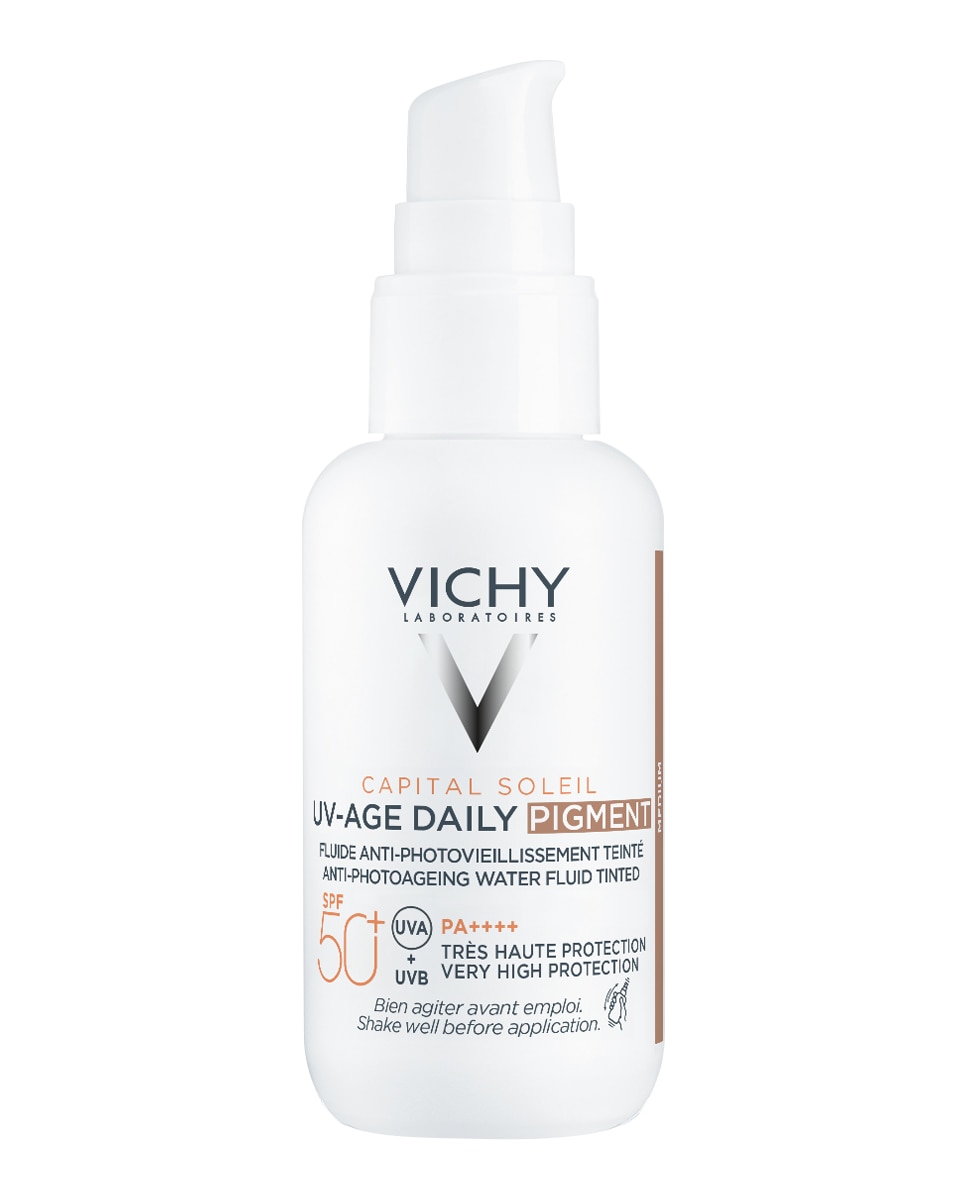Vichy - Protector Solar Facial Uvage SPF50+ Tono Medio 40 ml Vichy.