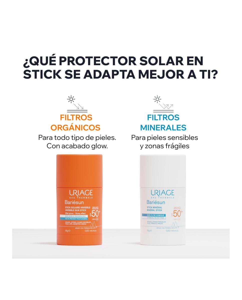 Protector Solar Facial Stick Invisible Bariésun SPF50+ 18 g Uriage - 18 g 7