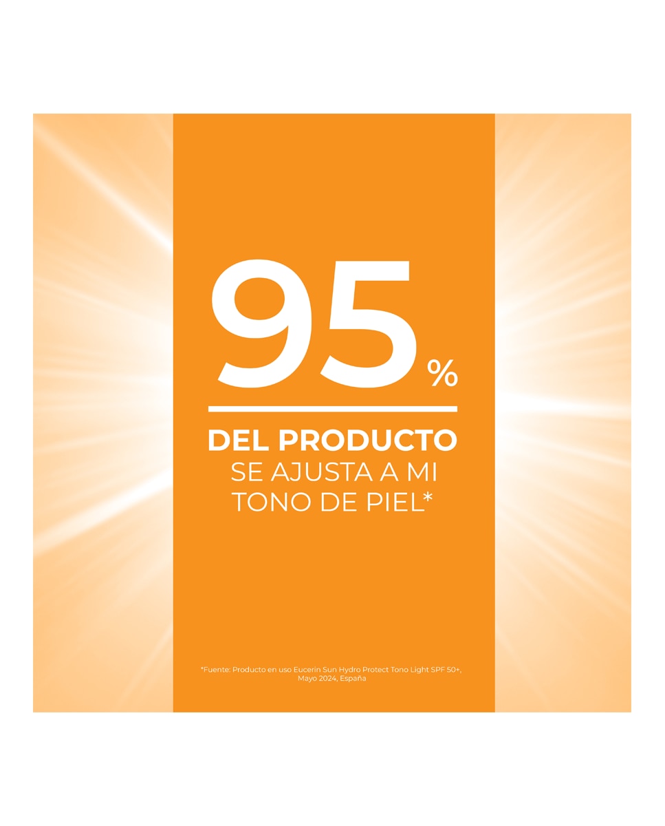 Protector Solar Sun Face Hydro Protect Fluid FPS50 + Tinted Light 50 ml Eucerin - 50 ml 6