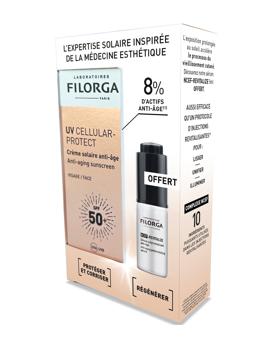 Filorga - Pack Protector Facial Antiedad SPF50 Filorga.