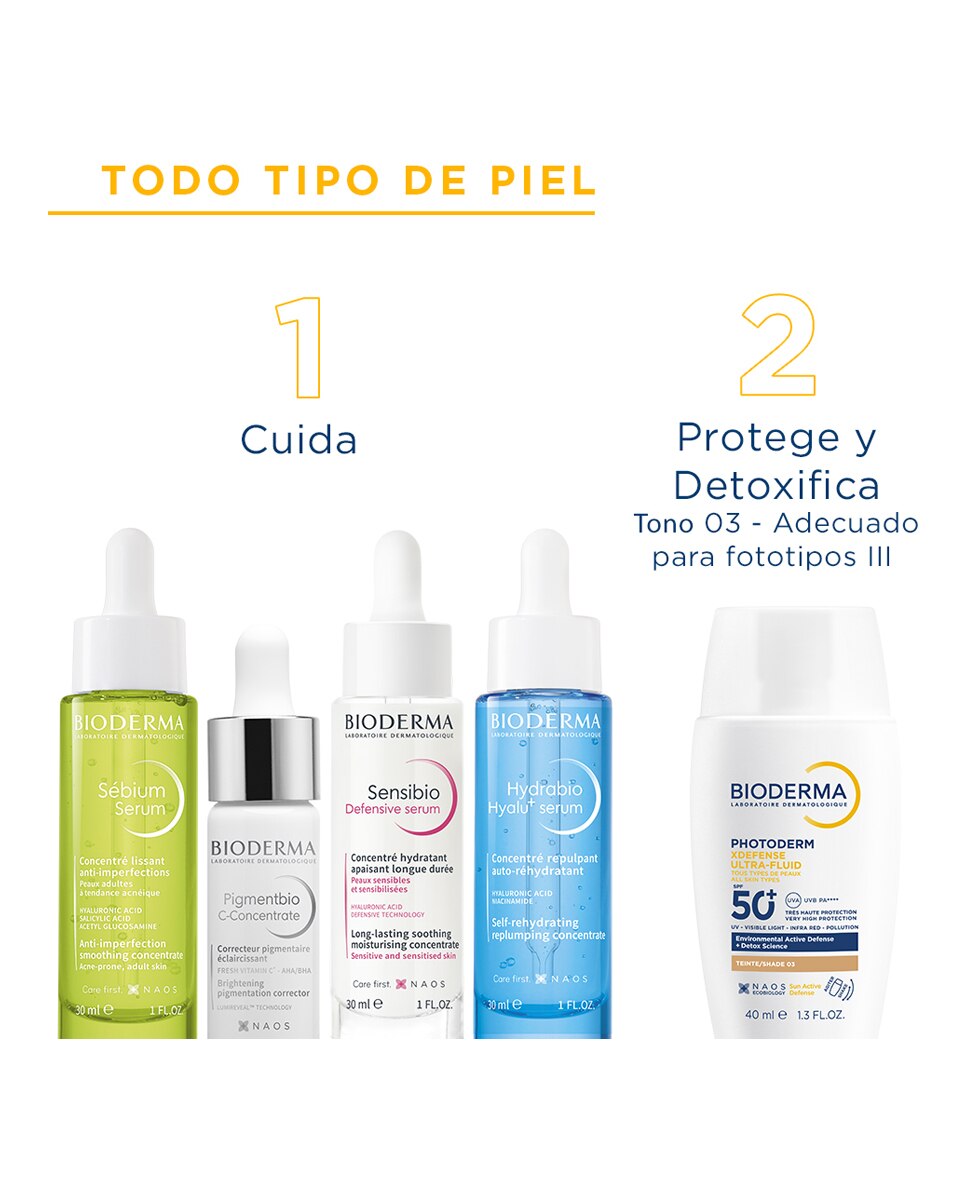Photoderm XDefense Ultra Fluid SPF 50+ Tono 04 - Tono 03 40 ml Tono 03-4