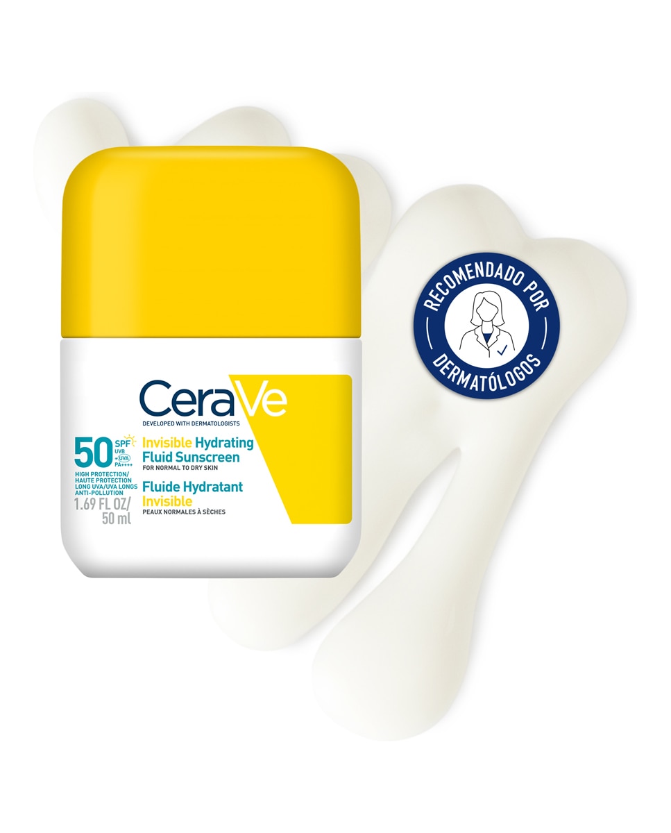 Imagen 2 de Fluido Protector Invisible Hidratante SPF 50 50 ml CeraVe - 50 ml