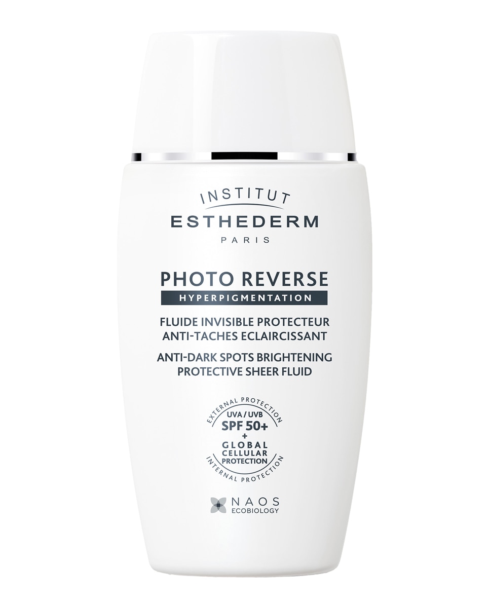 Esthederm - Protector solar facial antimanchas Photo Reverse SPF50+ fluido Esthederm.
