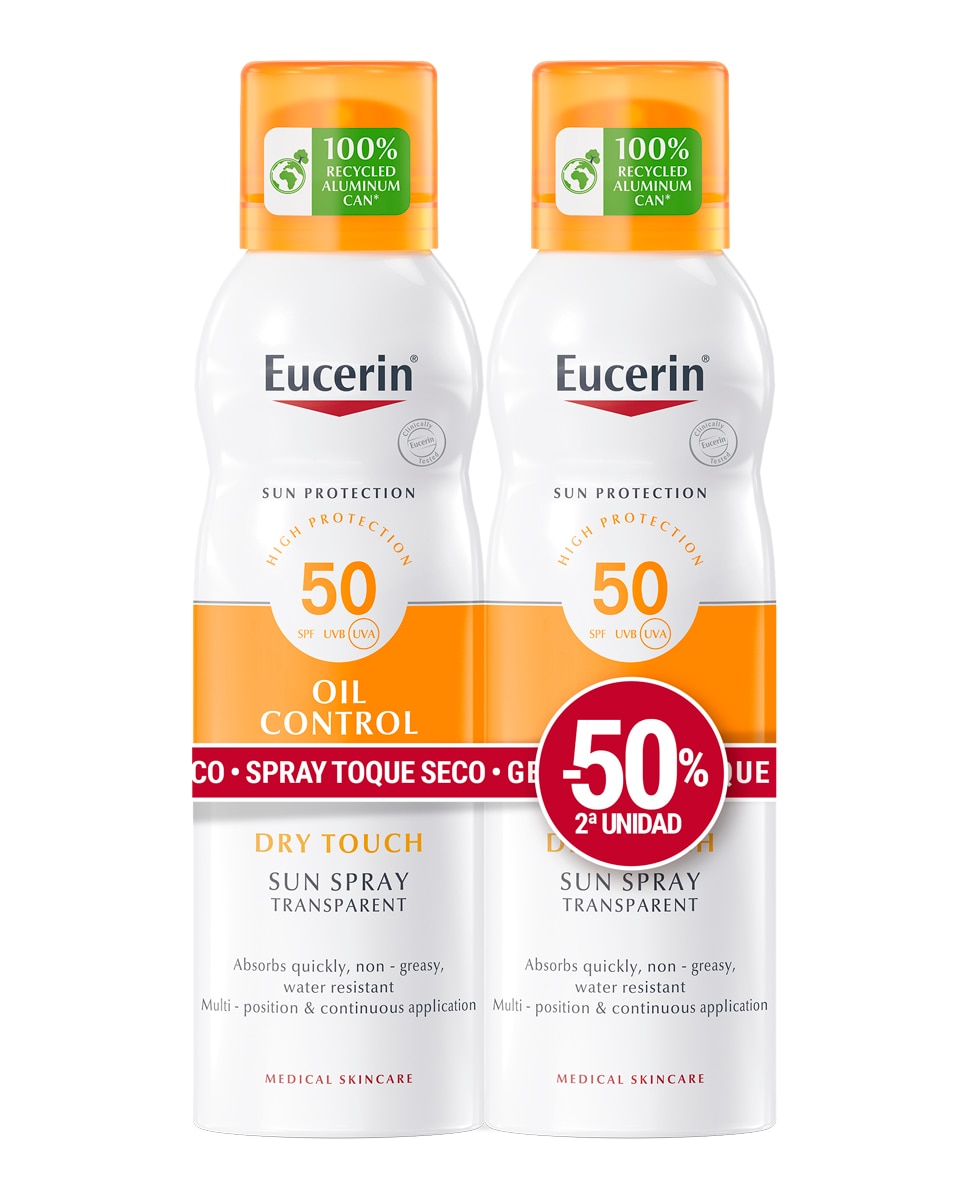 Duplo Protector Solar cuerpo Dry Touch SPF 50 Eucerin 1