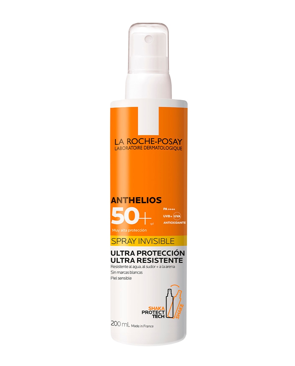 Protector Solar Cuerpo Piel Sensible Anthelios Spray Ultra-ligero SPF50+ 200 ml La Roche Posay - 200 ml 1