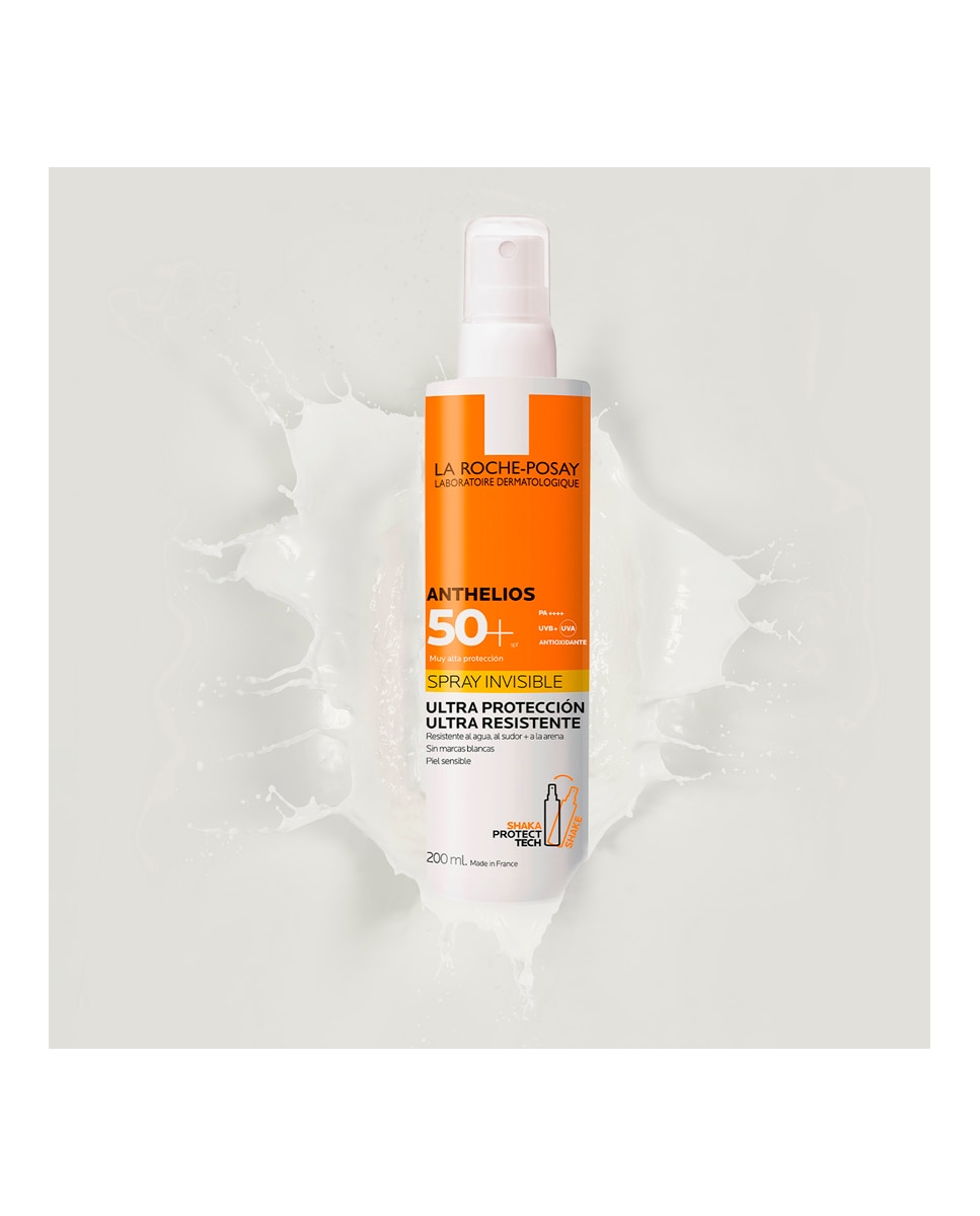 Protector Solar Cuerpo Piel Sensible Anthelios Spray Ultra-ligero SPF50+ 200 ml La Roche Posay - 200 ml 4